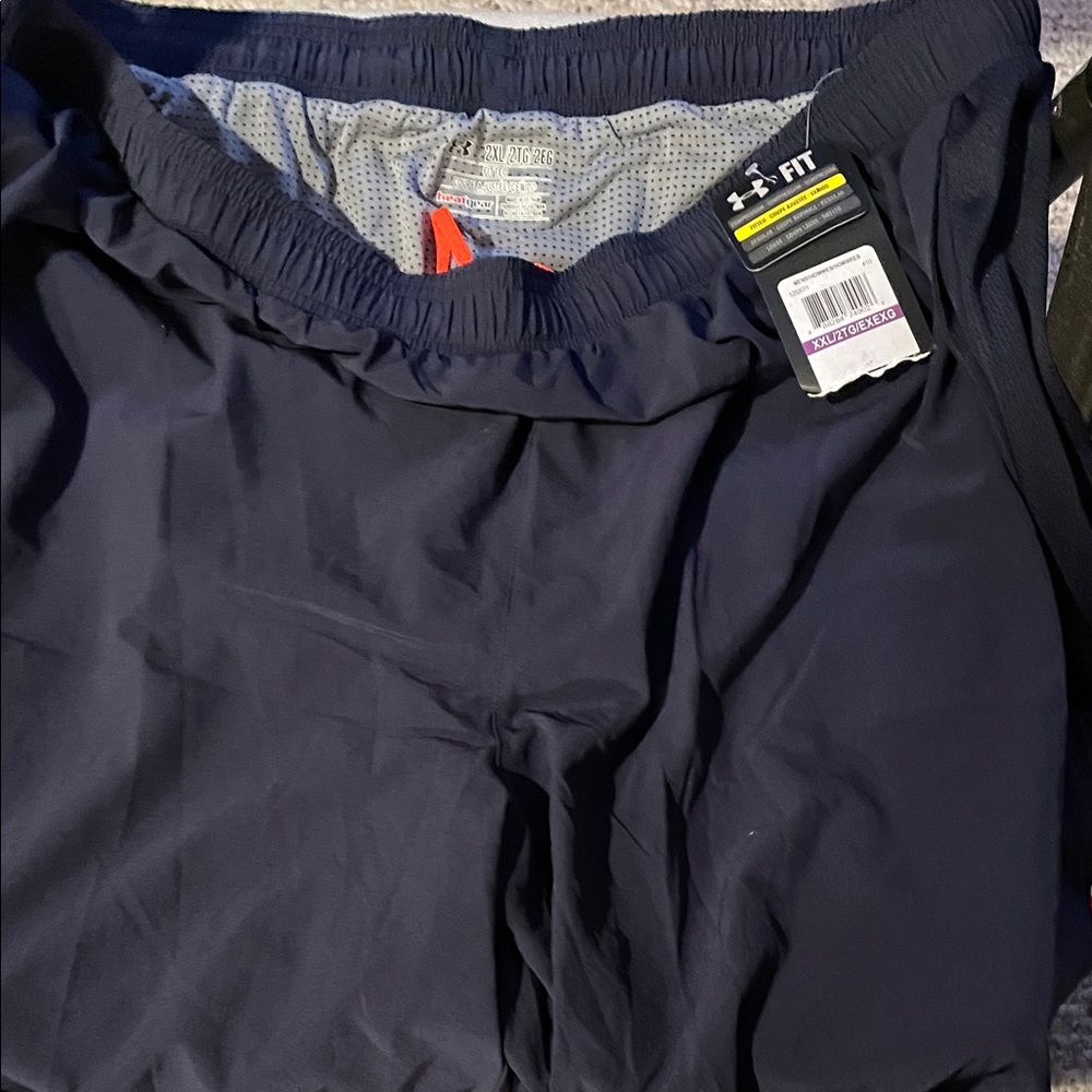 NWT Under Armour Dark Blue Fitness Shorts
